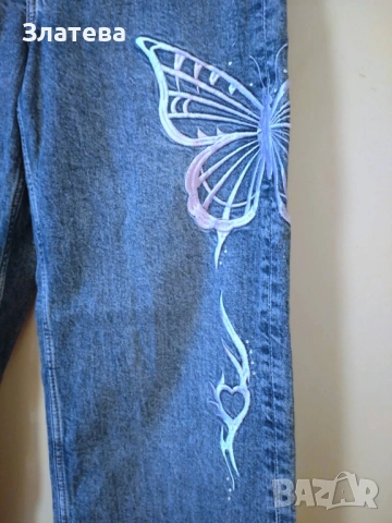 Дънки H&M за ръст до 170, снимка 2 - Детски панталони и дънки - 51871484