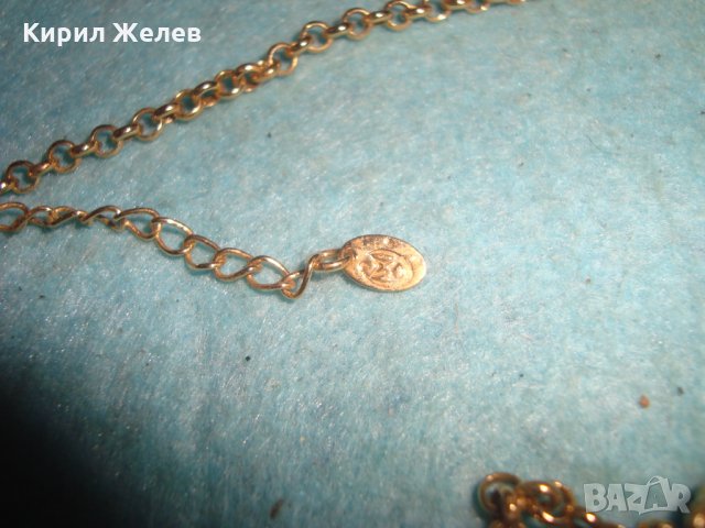 ПОЗЛАТЕНО КРАСИВО МАРКОВО КОЛИЕ с ФАСЕТИРАН ЦИТРИН 15415 , снимка 7 - Колиета, медальони, синджири - 35307932