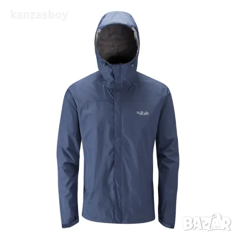 Rab Mens Downpour Jacket - Twilight - мъжко яке-мембрана 2ХЛ, снимка 2 - Якета - 49090644