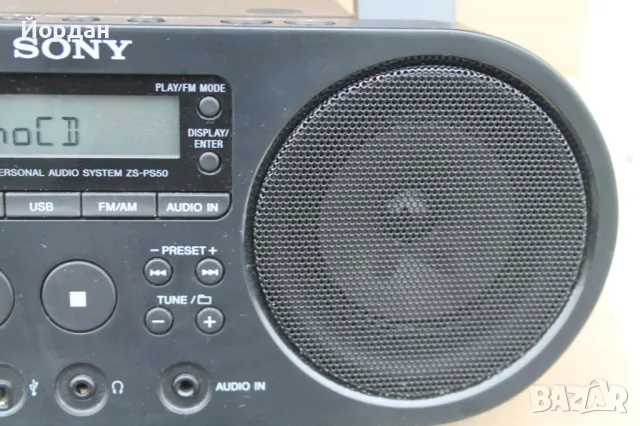 Радио ''Sony ZS-PS 50'', снимка 5 - Радиокасетофони, транзистори - 48252210