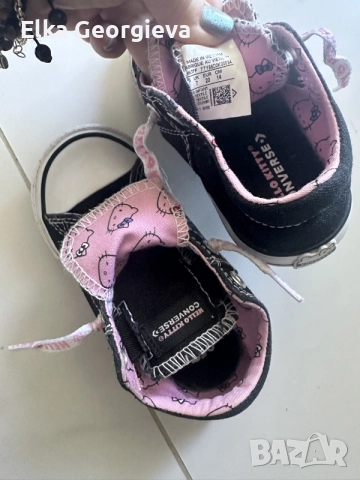 Оригинални детски кецове Converse за момиченце 23 размер, снимка 6 - Детски гуменки - 55978795