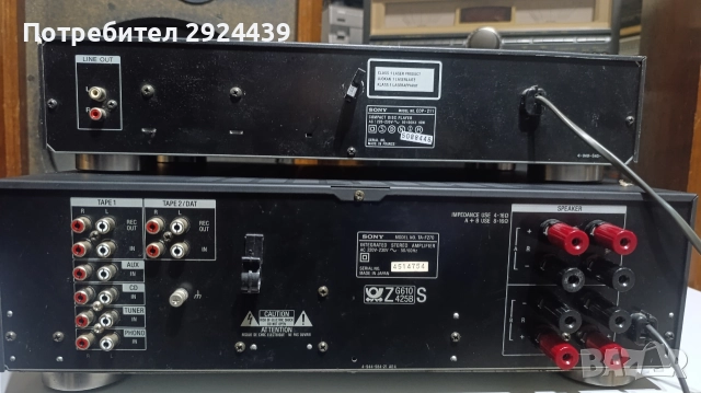 SONY TA -F270 SONY CDP-211, снимка 8 - Ресийвъри, усилватели, смесителни пултове - 52790543