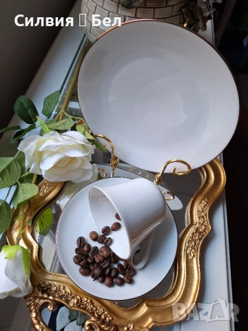 Комплект за кафе/чай Alka-Kunst Alboth & Kaiser, снимка 6 - Чаши - 51733152