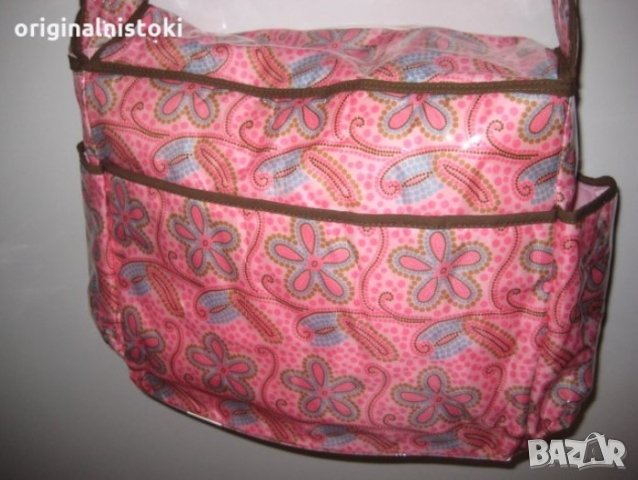марка Carini Bambini Американска бебешка чанта с пелина, снимка 3 - За бебешки колички - 36591950