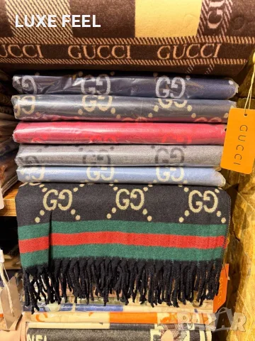 Dior ✨Hermes ✨ Gucci ✨Кашмир ✨ Дамски Шалове , снимка 4 - Шалове - 56242252