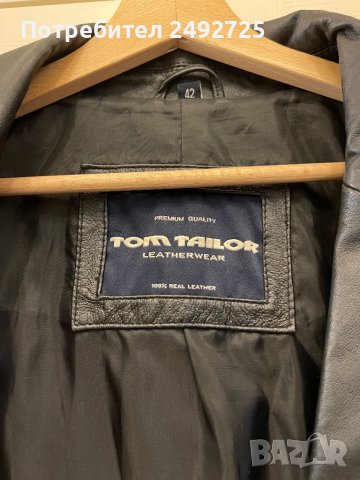 Палто естествена кожа TOM TAILOR, снимка 3 - Палта, манта - 44458551