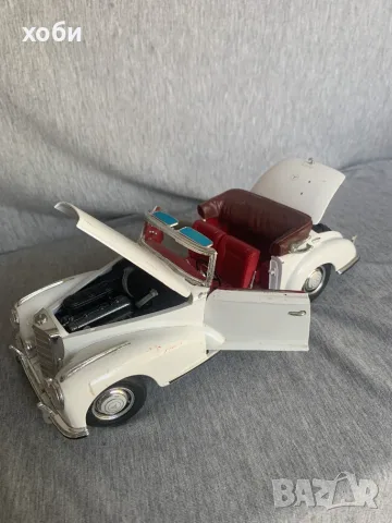 кобичка  Mercedes-Benz 300 S от 1955 г 1:18, Maisto., снимка 5 - Колекции - 55970676