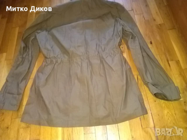 Анорак бризентов от соца Младост Годеч нов с качулка цял цип 3 джоба размер М, снимка 9 - Екипировка - 51080572