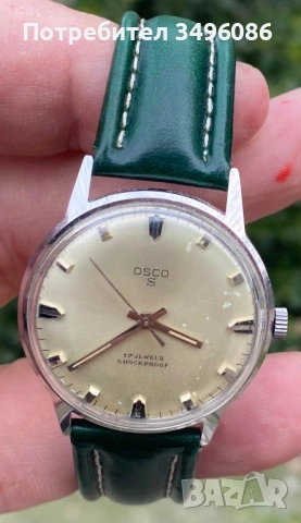 Стар немски часовник OSCO S, снимка 17 - Мъжки - 53938491