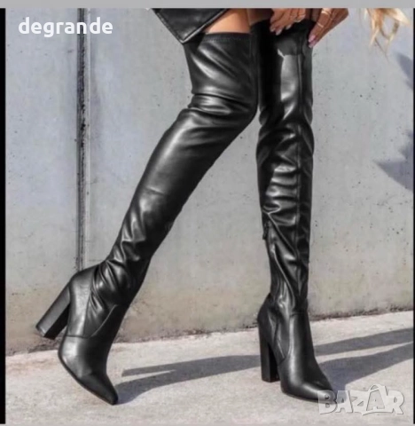 Елегантни Кожени Ботуши 