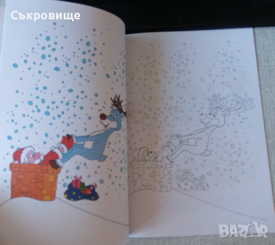 Весела Коледа – книжка за оцветяване, снимка 3 - Детски книжки - 38430111