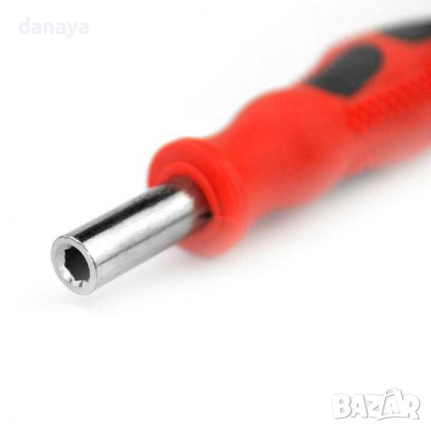 871 Отвертка с 30 накрайника за ремонт на телефони таблети часовници, снимка 6 - Други - 39763346