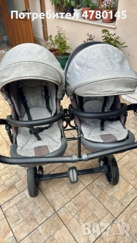 Детска количка за близнаци и сполчета