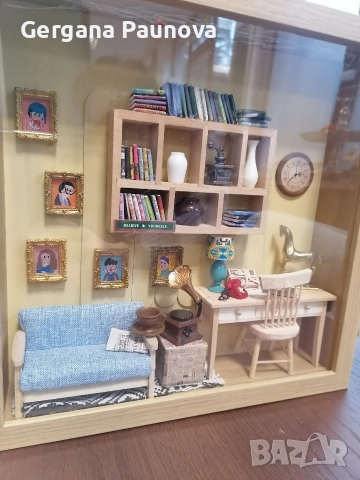 "В моята стая" - 3д картина , снимка 4 - Декорация за дома - 52985145