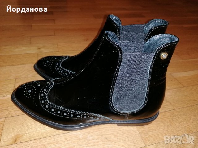 Боти естествен лак Diesel , снимка 2 - Дамски боти - 38267062
