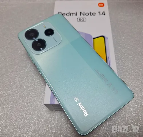 НОВ! Смартфон Xiaomi Redmi Note 14 5G, 6GB, 128GB, Coral Green , снимка 4 - Xiaomi - 49297260