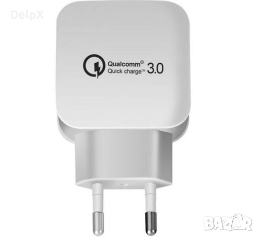 Мрежово зарядно AN-20-3, бързо зареждане, USB, 5VDC, 3,4A, снимка 1