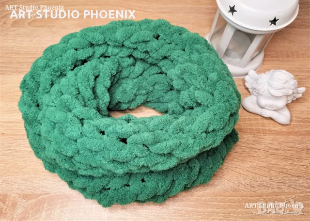 Шалове, Шапки, Гети, Ръкавички за Проклето Време, ръчна изработка, избор на цветове, снимка 6 - Шалове - 35215940