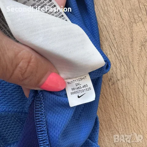 Nike футболна тениска Дания 17/19 колекционерска размер XXL, снимка 2 - Футбол - 55817515