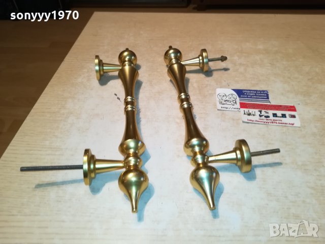 ЗЛАТНИ ДРЪЖКИ ЗА ЗАМЪК-ВНОС ИСПАНИЯ 2612212009, снимка 3 - Антикварни и старинни предмети - 35246758