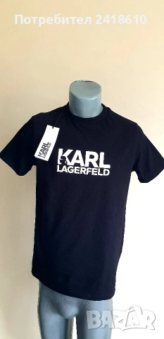 Karl Lagerfeld Stretch Cotton Mens Size S НОВО! ОРИГИНАЛ! Мъжка Тениска!, снимка 9 - Тениски - 53949455