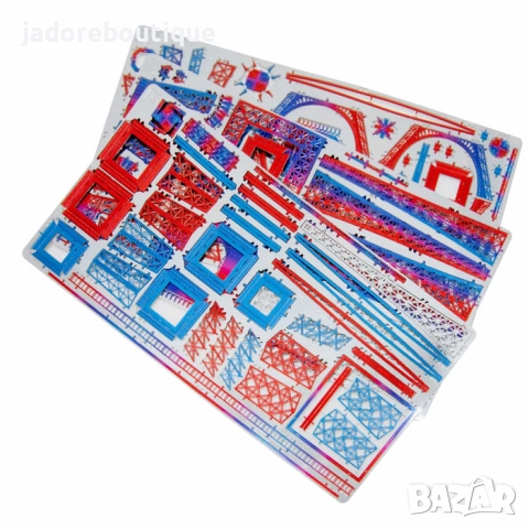 ПСЖ 3D Метален пъзел/ Макет за сглобяване Айфеловата кула, снимка 2 - Фен артикули - 51951363