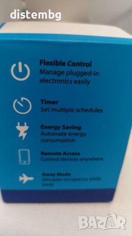 Интелигентен Wifi захранващ щепсел 16A       2хWIFI  SOCKET, снимка 3 - Други стоки за дома - 36591623