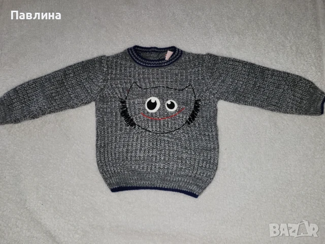 Лот от 9 Бебешки Блузки с Дълъг Ръкав - 12-18м, снимка 14 - Бебешки блузки - 51417530