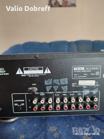 TEAC - AX750DC ., снимка 5 - Ресийвъри, усилватели, смесителни пултове - 56135508