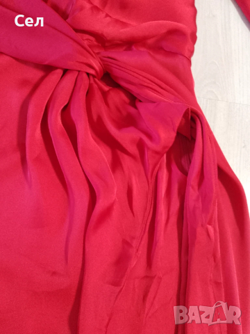 Нова дълга червена рокля Missguided 36, снимка 4 - Рокли - 51204789