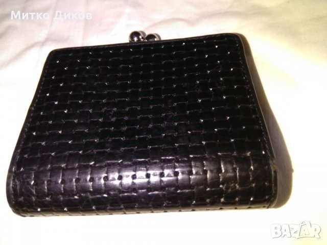 Портмоне Уми бутиково 110х95мм естествена кожа, снимка 5 - Портфейли, портмонета - 30736941