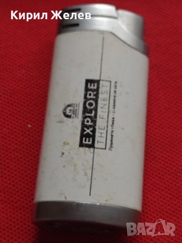 МЕТАЛНА ЗАПАЛКА EXPLORE THE FINEST ИНТЕРЕСЕН МОДЕЛ СТАРА РЯДКА ЗА КОЛЕКЦИОНЕРИ РАБОТИ 33920, снимка 7 - Запалки - 39062982