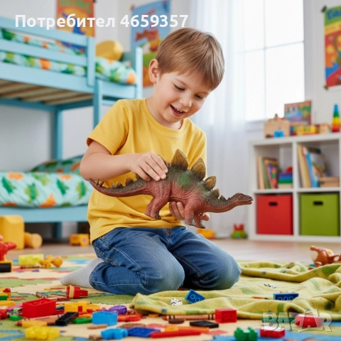 Детски комплект фигурки динозаври със звук – DINOSAUR ERA 6 броя, снимка 6 - Фигурки - 52584019