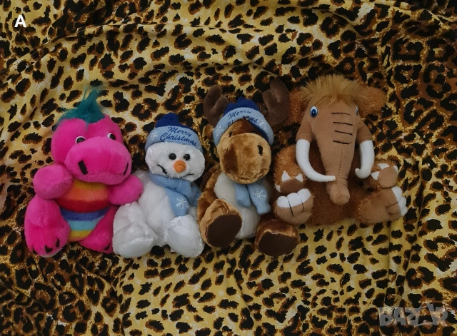 10евро 4 броя плюшени играчки