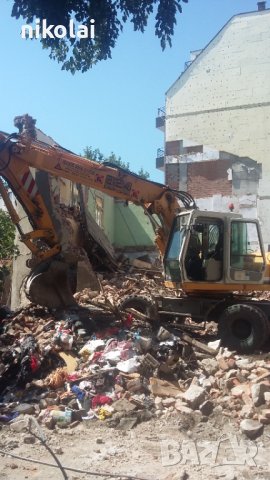 Услуги с багери изкопи насипи събаряне на сгради чук за бетони, снимка 12 - Кърти, чисти, извозва - 36705932