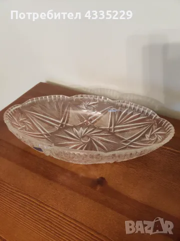 Кристална чиния, снимка 1