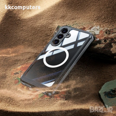 Samsung Galaxy S25 5G Metal Frame/ HD Tempered Glass/ MagSafe Калъф и Протектор, снимка 5 - Калъфи, кейсове - 51417670