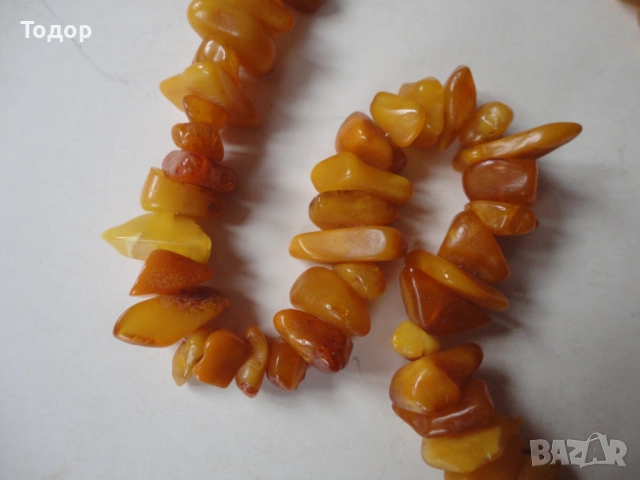 Страхотно колие гердан балтийски кехлибар 20, снимка 3 - Колиета, медальони, синджири - 52839301