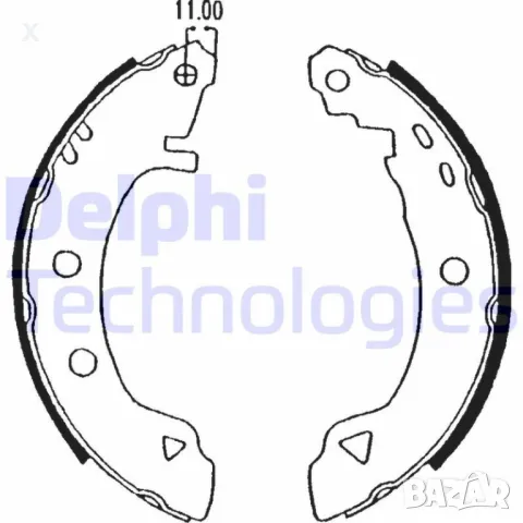SIMER S073 Задни челюсти ALFA-ROMEO CITROEN FIAT LANCIA RENAULT 1976-2003 OE 9947106 OE 8671020698  