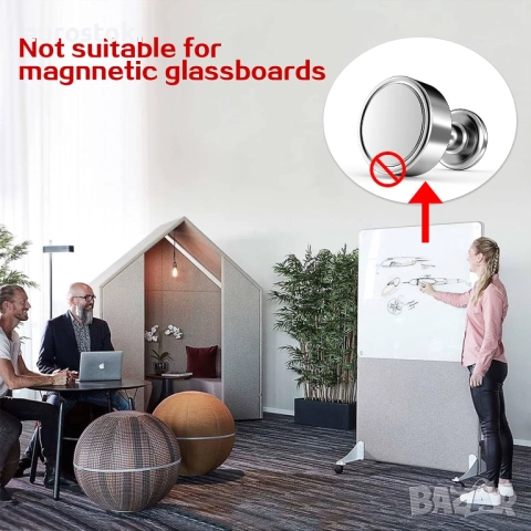 Комплект от 40 неодимови дискови магнита 12x16 mm, сребристи, снимка 2 - Други стоки за дома - 52030026