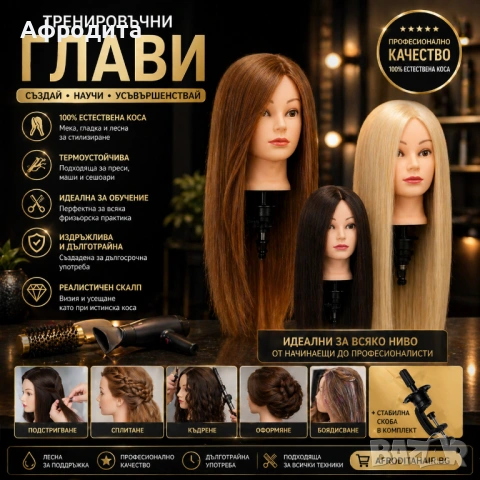 ✨ ХИТ ОФЕРТА! Тренировъчни глави за практика