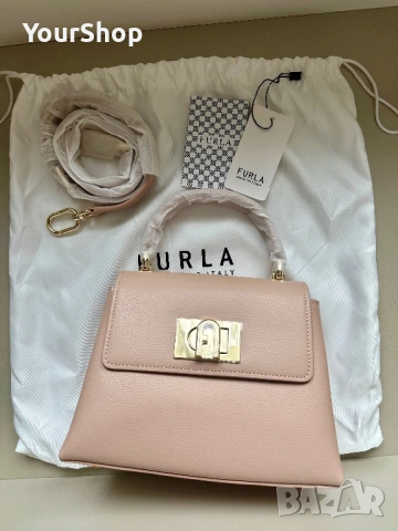 Чисто нова чанта Furla 1927 в бежов цвят