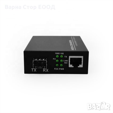 SFP Медиа конвертор 10/100/1000 Mbps, снимка 5 - Мрежови адаптери - 35298500