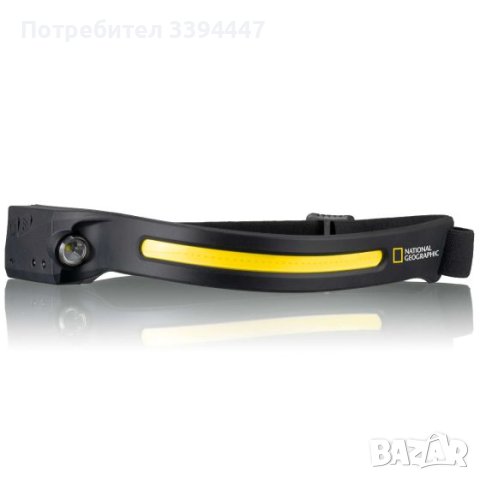 челник с лед , батерия и usb захранване, снимка 1