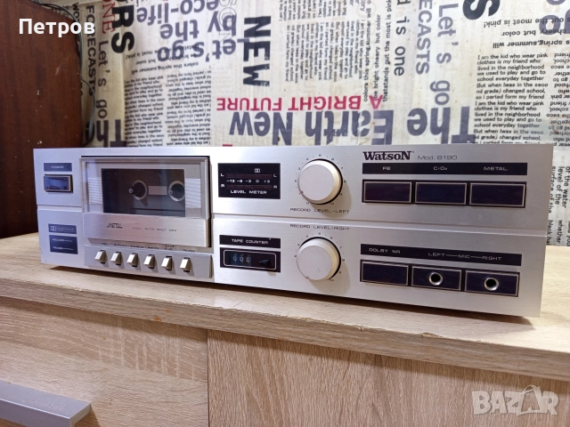 Касетен Дек "Watson"8190, снимка 5 - Декове - 53002426