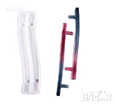 2 бр дръжки държачи заплато поднос чиния силиконов молд смола направа