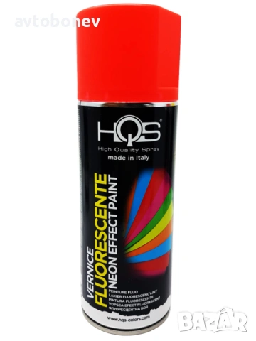 Спрей боя HQS ЧЕРВЕН ФЛУОРЕСЦЕНТ 400мл.