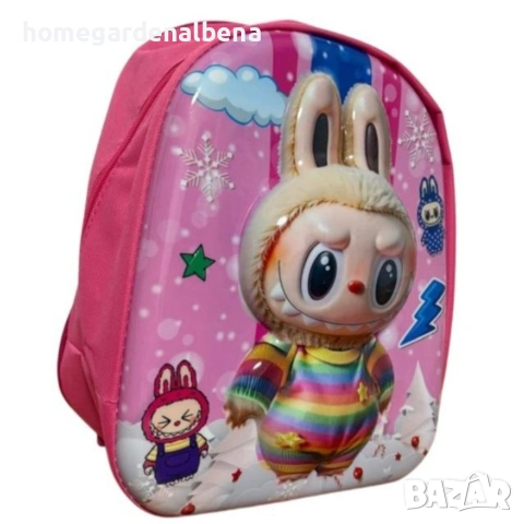 Детска раница Labubu 3D — 9 модела, 33×27×15 см, снимка 5 - Раници - 54125078