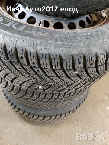 Комплект метални джанти със зимни гуми 195/65/15 Vw passat audi A3 A4 golf 5/6 seat skoda , снимка 4 - Гуми и джанти - 54366098
