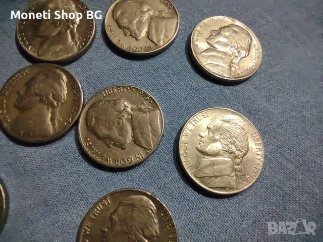 9 броя 5 цента, снимка 3 - Нумизматика и бонистика - 50048622